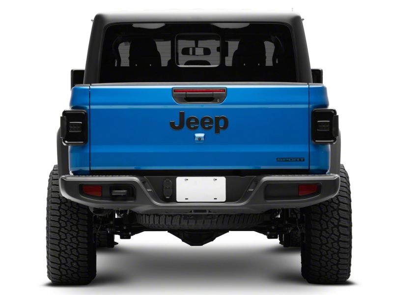 Raxiom 20-23 Jeep Gladiator JT w/ Factory Halogen LED Tail Lights- Blk Housing (Smoked Lens) JG10490 JG10490 Photo - Close Up