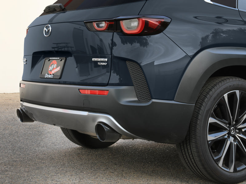 aFe 2023+ Mazda CX-50 Takeda 2.5in 304 SS Axle-Back Exhaust System w/ Black Tips 49-37036-B 49-37036-B Photo - Mounted
