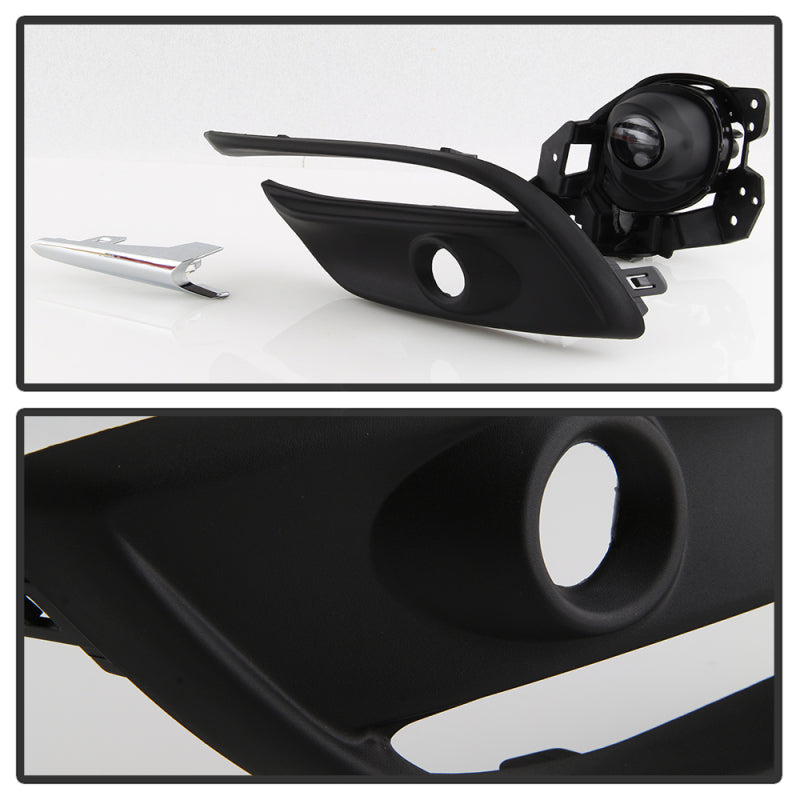 Spyder 17-18 Mazda 3 OEM Style Full LED Fog Light w/Switch - Clear (FL-MM32017-LED-C) 9043192 9043192 User 5