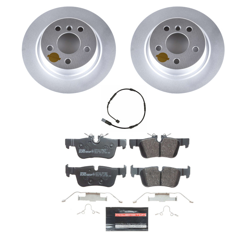 Power Stop 16-19 Mini Cooper Clubman Rear Euro-Stop Brake Kit ESK8111 ESK8111 Photo - Primary