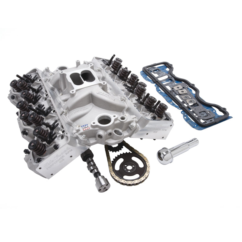 Edelbrock Power Package Top End Kit Performer RPM 348-409 BB Chevy W-Series V8 450+ Hp 2039 2039 Photo - out of package
