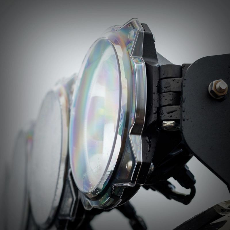 KC HiLiTES 6in. Light Shield for Gravity Pro6 LED Lights (Single) - Clear 5118 5118 Photo - lifestyle view