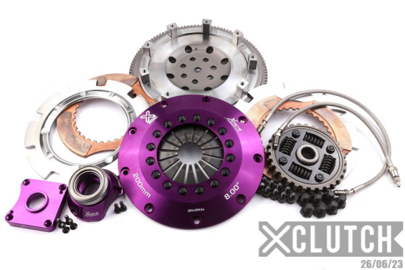 XCLUTCH 1997 Mitsubishi Lancer EVO IV 2.0L 8in Twin Sprung Ceramic Clutch Kit XKMI20682-2B XKMI20682-2B Photo - Primary
