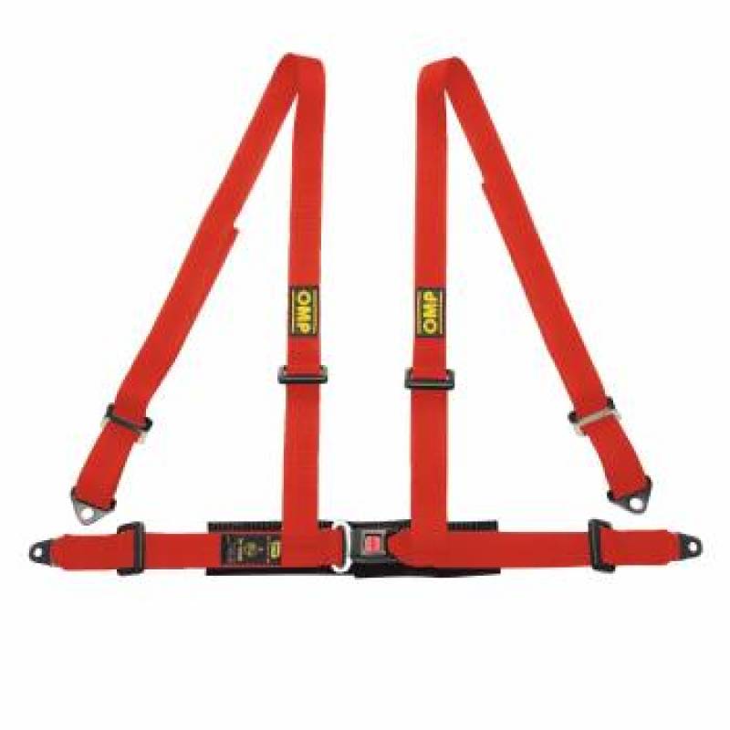OMP 4 Point Harness - Red DA0-0505-A01-061 DA0-0505-A01-061 Photo - Primary