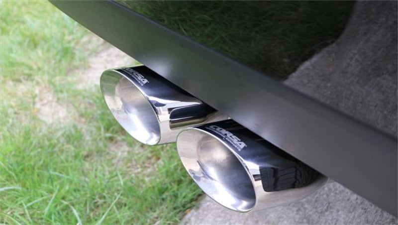 Corsa Performance 3in Inlet 4in Pro Series Twin Side Swept Exhaust Tip Kit 14031 Photo - Mounted