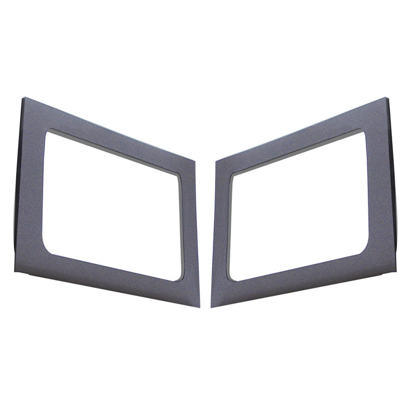 DEI 11-18 Jeep Wrangler JK 4-Door Boom Mat Rear Side Window Trim - 2 Piece - Gray 50150 50150 Photo - Primary