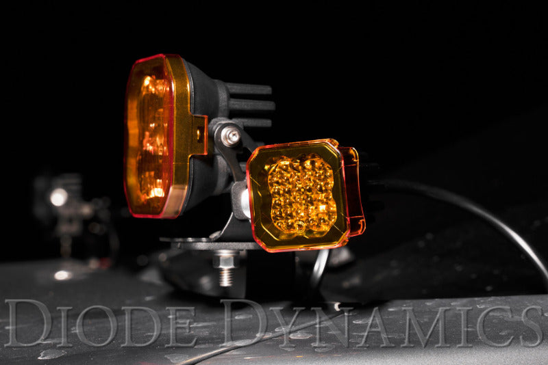 Diode Dynamics Stage Series C1 LED Pod Cover - Yellow Each DD6605 DD6605 User 1