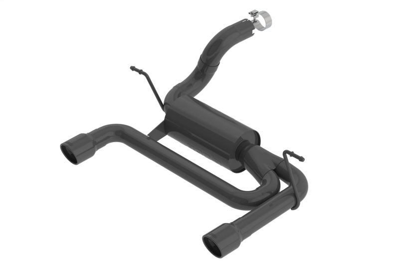 Borla 2018 Jeep Wrangler JL/JLU 3.6L 2DR/4DR S-Type SS Axle Back Black Coated Exhaust w/3.5in Tips 11956CB 11956CB Photo - Primary