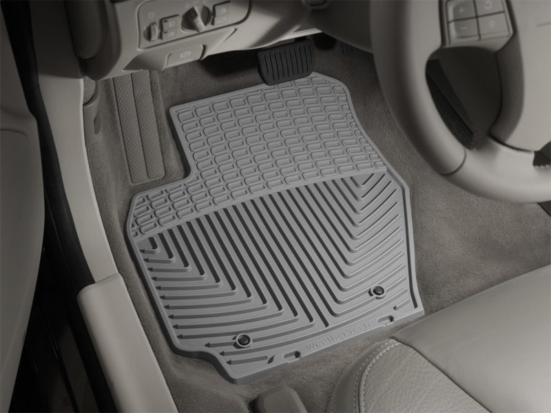WeatherTech 07+ Volvo S80 Front Rubber Mats - Grey W169GR W169GR Photo - Mounted