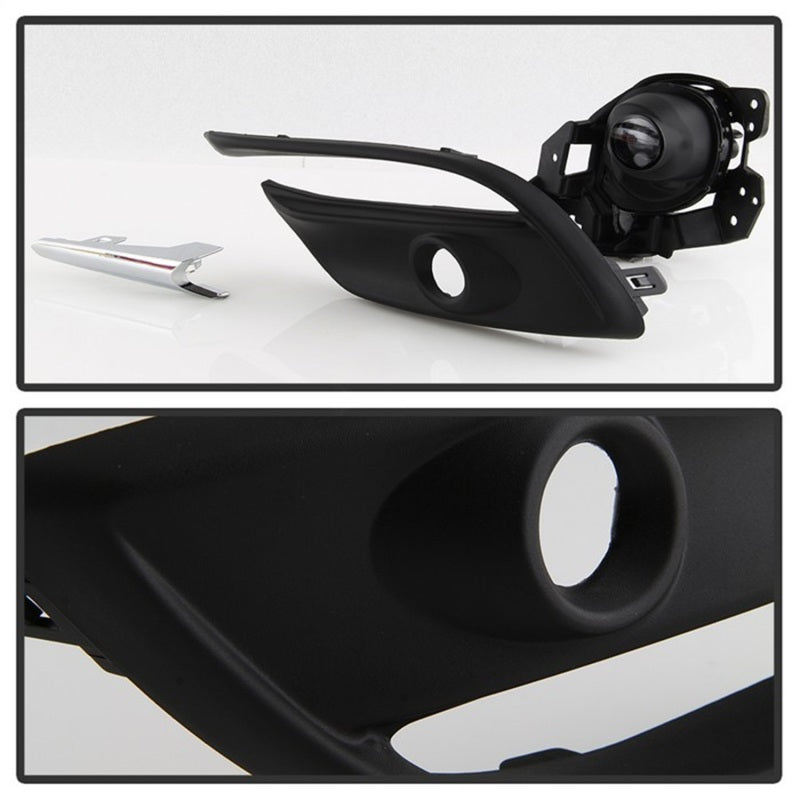 Spyder 17-18 Mazda 3 OEM Style Full LED Fog Light w/Switch - Clear (FL-MM32017-LED-C) 9043192 9043192 Photo - Unmounted