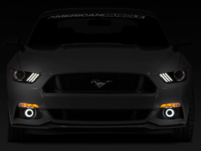 Raxiom 15-17 Ford Mustang LED Halo Fog Lights (w/ Factory Fog Lights) 398032 398032 Photo - Close Up