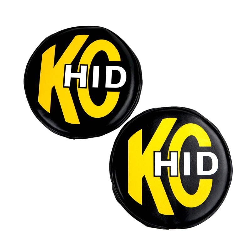 KC HiLiTES 8" Light Cover - Soft Vinyl - Pair 5818 Photo - Primary