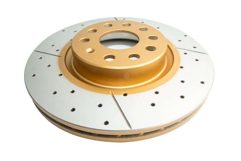 DBA 06-08 Audi A3 / 10/06+ TT / 10/04-10 VW Golf Front Drilled & Slotted Street Series Rotor 2806X 2806X Photo - out of package