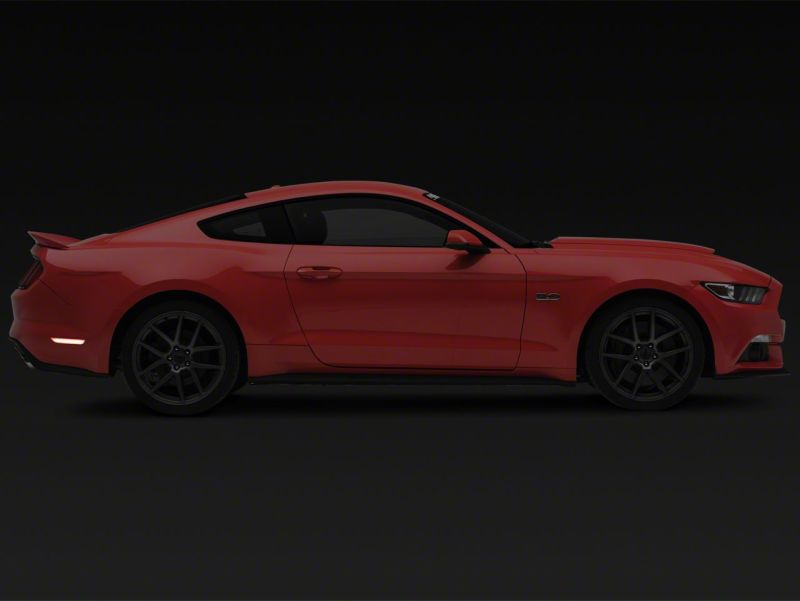 Raxiom 15-23 Ford Mustang Axial Series LED Side Marker Lights Rear- Clear 404230 404230 Photo - Close Up