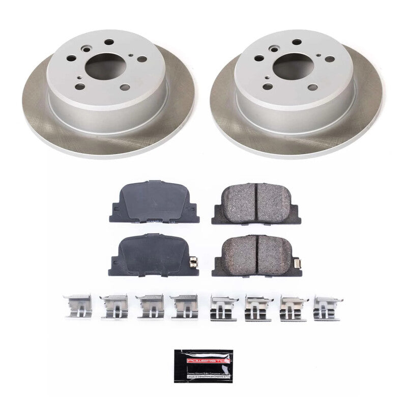 PowerStop Power Stop 00-01 Toyota Camry Rear Semi-Coated Rotor Kit SC1084 SC1084 Photo - Primary