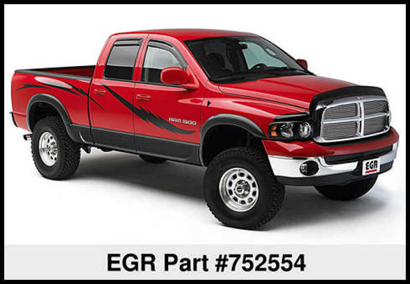 EGR 02-08 Dodge Ram LD Rugged Look Fender Flares - Set 752554 752554 Thumbnail