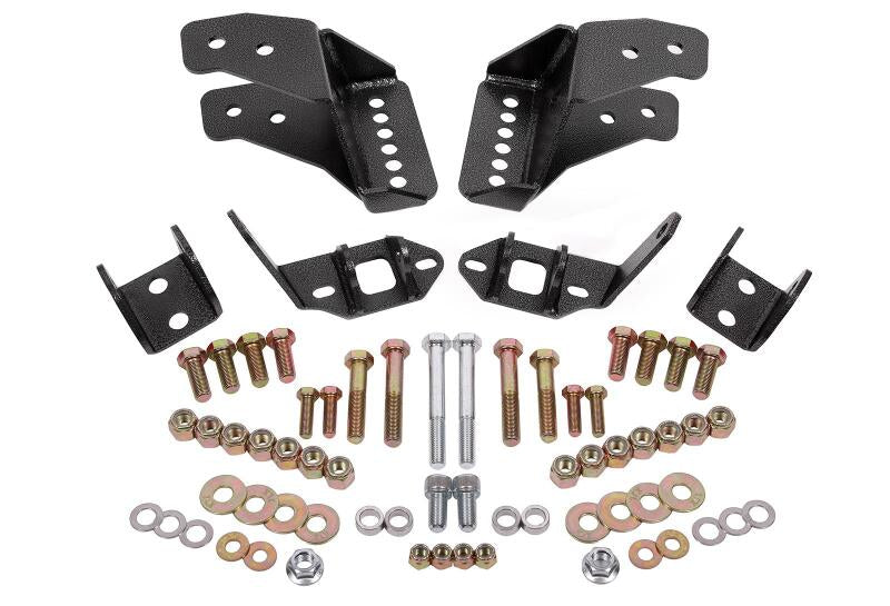 BMR Suspension BMR 78-87 G-Body Coilover Conversion Kit Rear Adjustable Shock Mount Without CAB - Black Hammertone CCK462H CCK462H User 1