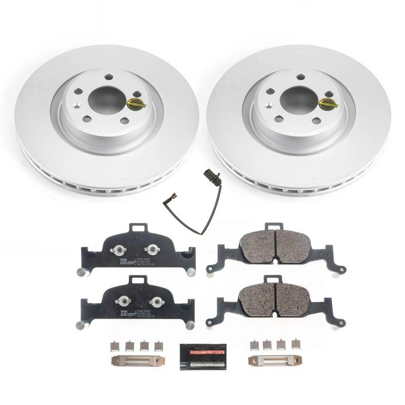 Power Stop 17-19 Audi A4 Front Euro-Stop Brake Kit ESK7648 ESK7648 Photo - Primary