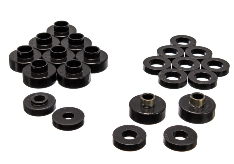 Energy Suspension Body Mount Set Black Jeep CJ5 All 1976-1979 2.4103G Photo - Primary