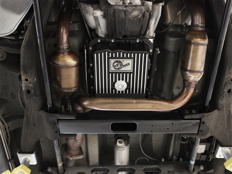 aFe POWER 46-70242 Transmission Pan, Machined Fins 46-70242 Photo - Mounted