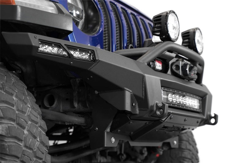Addictive Desert Designs ADD 18-24 Jeep Wrangler JL / 18-24 Jeep Gladiator JT Phantom Winch Rear Bumper F980335070103 F980335070103 Photo - Mounted
