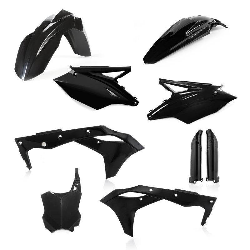 Acerbis 2018 Kawasaki KX250F/19-20 KX250 Full Plastic Kit - Black 2685820001 2685820001 Photo - Primary