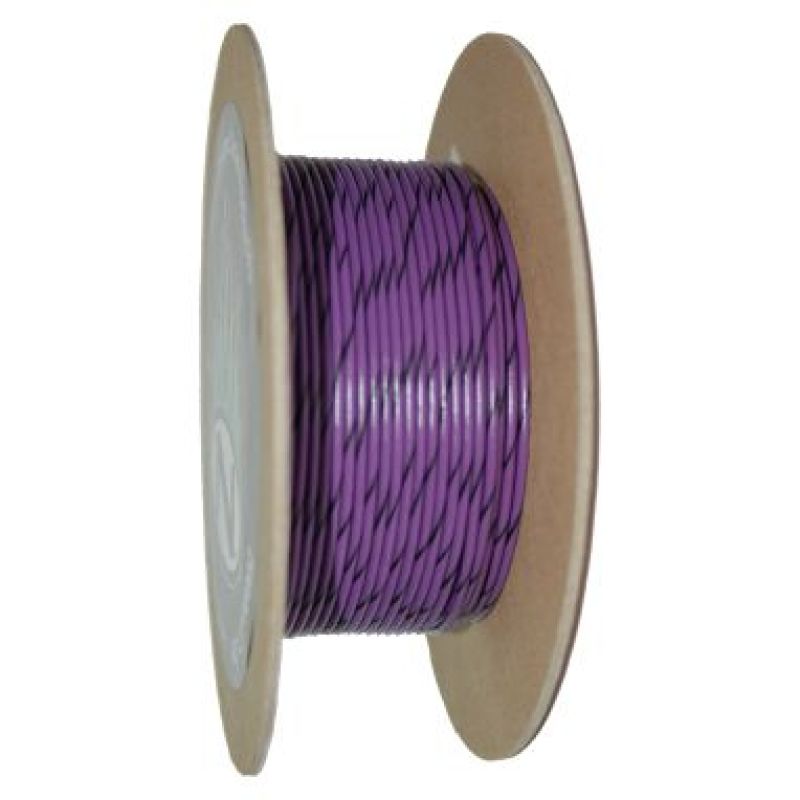 NAMZ OEM Color Primary Wire 100ft. Spool 20g - Violet/Black Stripe NWR-70-100-20 NWR-70-100-20 Photo - Primary