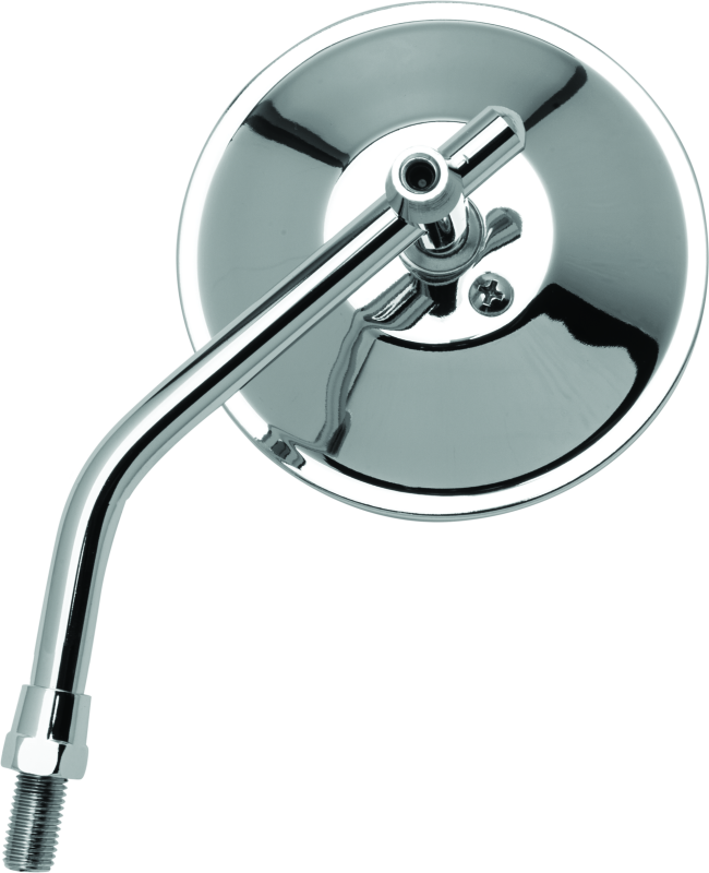 BikeMaster 4in Adjustable Round Mirror 10mm - Each - Chrome 600800 600800 Photo - Primary
