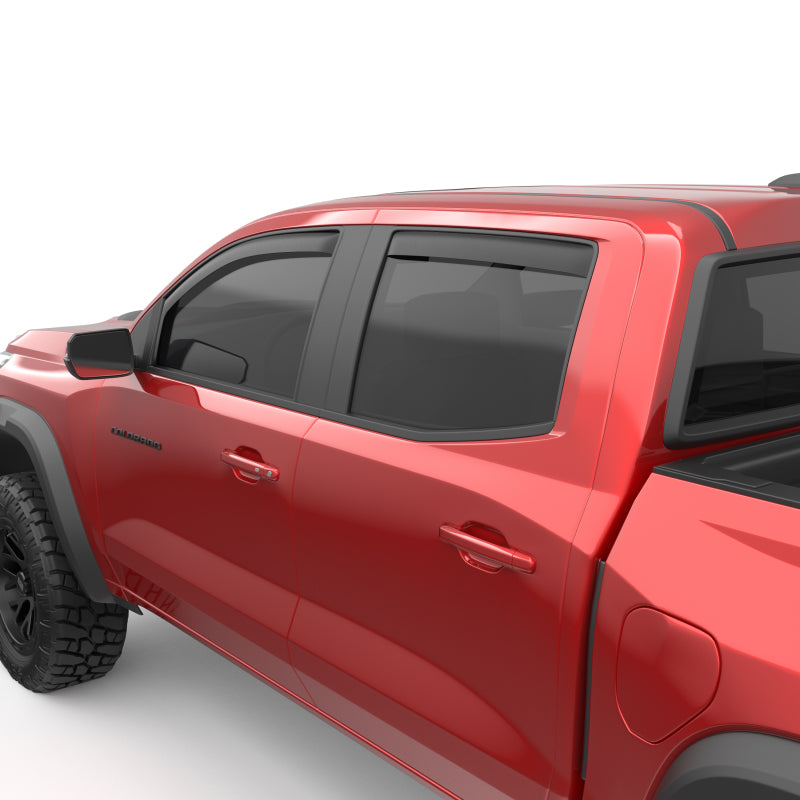 EGR 23-24 Chevy Colorado/GMC Canyon Crew Cab In-Channel Window Visors - Set of 4 - Matte (571485) 571485 571485 Photo - Close Up