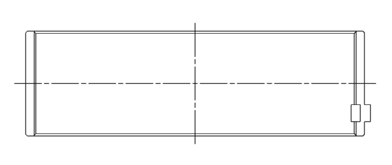 ACL Alfa Romeo JTS V6 3195cc Standard Size Tri-Metal Connecting Rod Bearing Set 6B2270H-STD 6B2270H-STD Technical Drawing