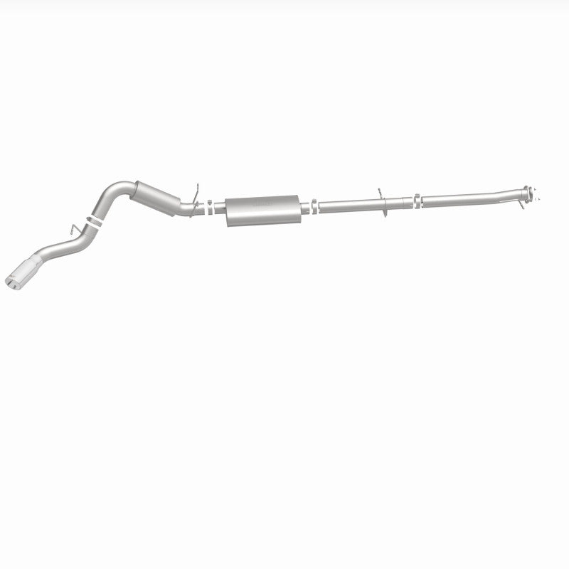Magnaflow 2022+ GM 2500/3500HD 6.6L Gas Single Passenger Side Rear Exit Cat-Back Exhaust 19524 19524 360 Degree Image Set