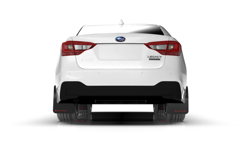 Rally Armor 20+ Subaru Legacy UR Black Mud Flap w/ Silver Logo MF64-UR-BLK/SIL MF64-UR-BLK/SIL User 3