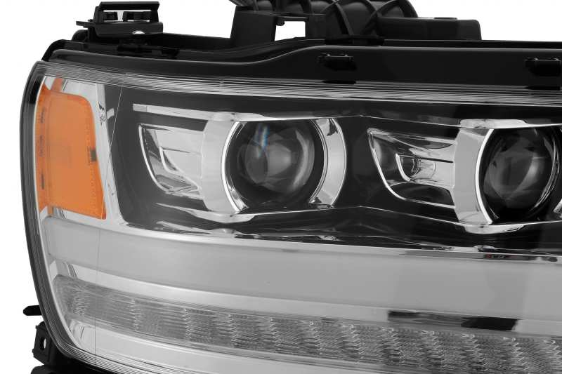 AlphaRex 19-20 Dodge Ram 1500 LUXX LED Proj Headlights Plank Chrome w/Activ Light/Seq Signal/DRL 880544 880544 User 2