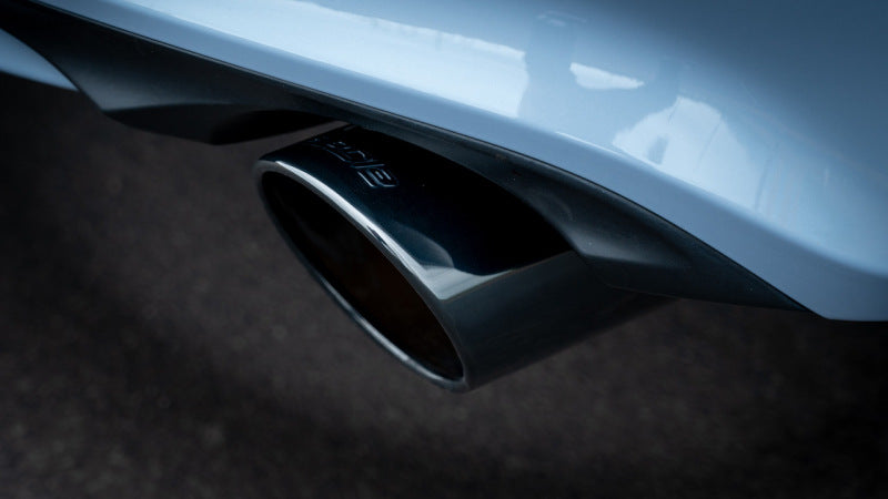 Borla 22-24 Honda Civic Sport 2.25in S-Type Cat Back 4in Tip - Black Chrome 140941BC 140941BC Photo - Close Up