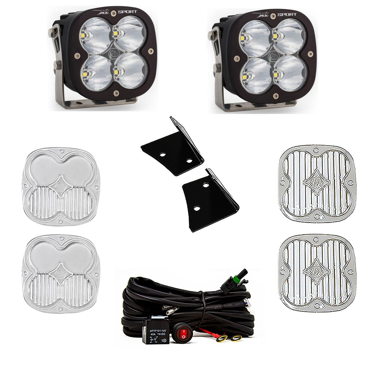 Baja Designs Jeep JK XL A-Pillar Light Kit - Jeep 2007-18 Wrangler JK