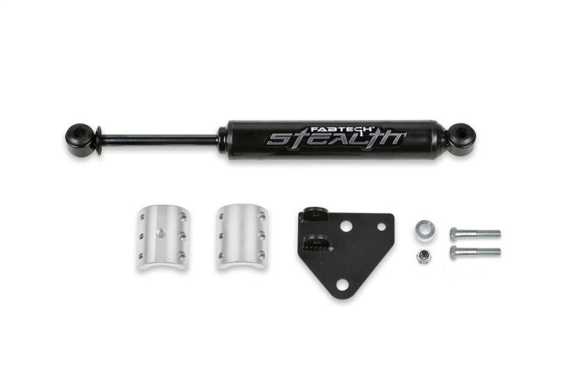 Fabtech 18-21 Jeep JL 4WD Stealth Steering Stabilizer Kit (High Clearance/Non-Stock Height) FTS24281 FTS24281 Photo - Primary