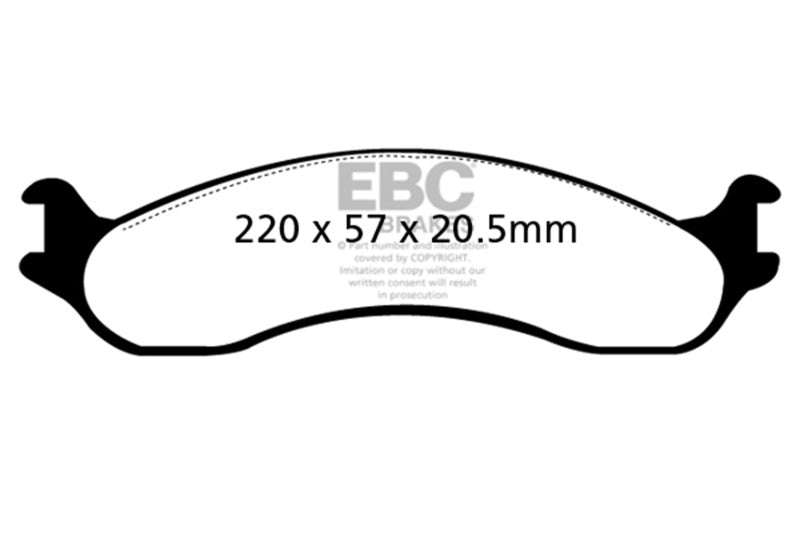 EBC Disc Brake Pad Set UD655 Photo - Primary