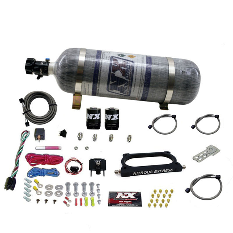 Nitrous Express 07-14 Ford Mustang GT500 Nitrous Plate Kit (50-250HP) w/Composite Bottle 20949-12 20949-12 Photo - Primary