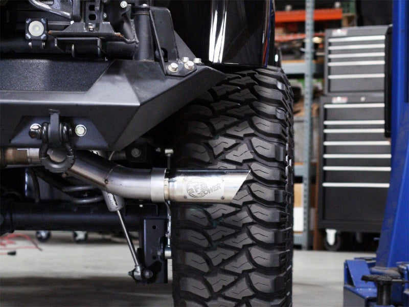 aFe MACH Force-Xp 3in 409 Stainless Steel Cat-Back Exhaust System - Jeep W 49-46211 Photo - Mounted