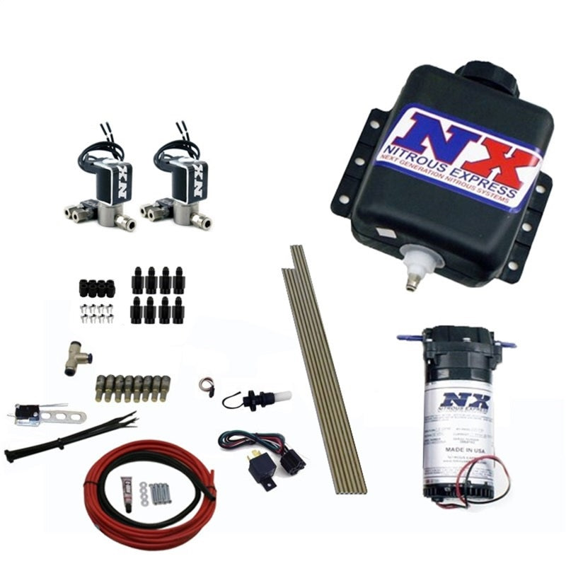 Nitrous Express Direct Port Water Injection 8 Cyl Stage 1 w/Hardlines 15122H 15122H Photo - Primary