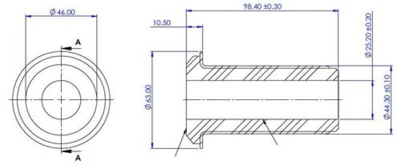Superpro 07-18 Chevrolet Silverado 1500 2WD Front Lower Control Arm Inner Forward Bushings SPF5584K SPF5584K Photo - out of package