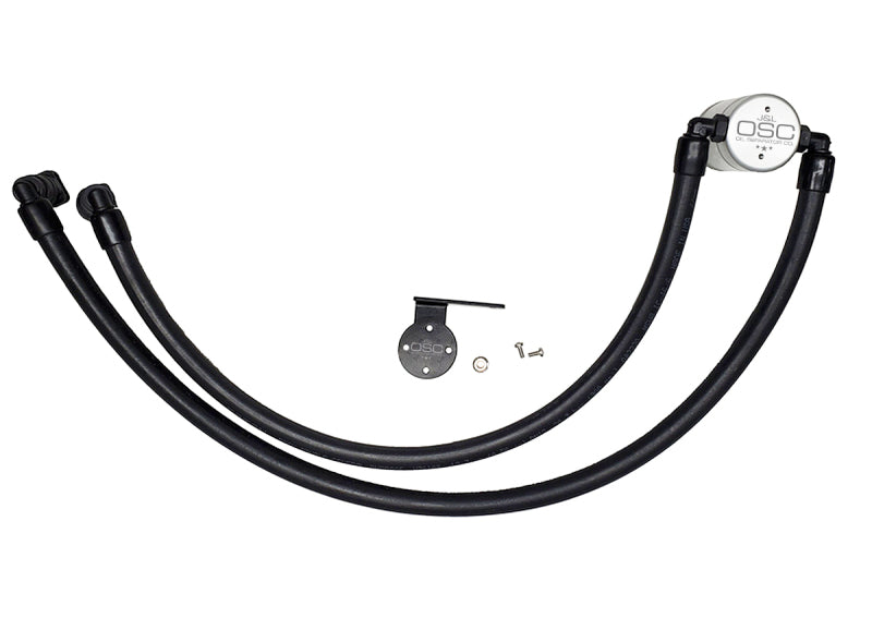 J&L J&L 17-22 Ford F-250 6.2L/7.3L Passenger Side Oil Separator 3.0 - Clear Anodized 3042P-C 3042P-C Photo - Primary