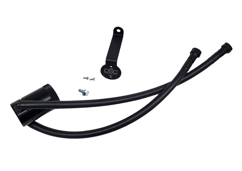 J&L 20-22 Chevy Silverado/GMC Sierra 2500/3500 6.6L Drivers Side Oil Separator 3.0 - Black Anodi 3089D-B 3089D-B Photo - Primary