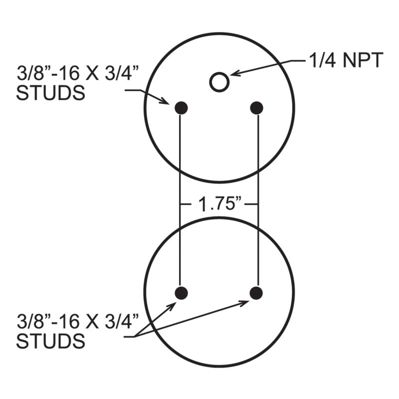 Firestone Ride-Rite Replacement Bellow 268C (For Kit PN 2488/2061) (W217606764) 6764 6764 Technical Bulletin