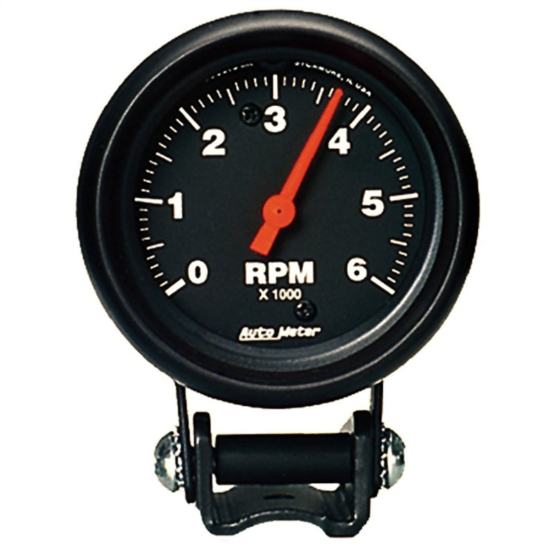 Autometer Gauge, Tachometer, 2 5/8", 6K Rpm, Pedestal, Z-Series 2891 Photo - Primary