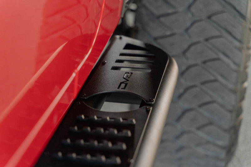 DV8 Offroad 07-18 Jeep Wrangler JK (4 Door Only) OE Plus Side Steps SRJK-08 SRJK-08 Photo - Unmounted