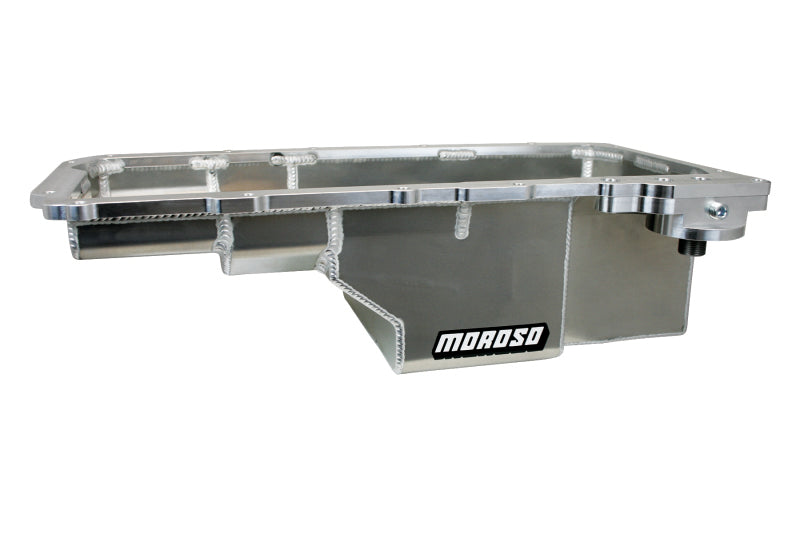 Moroso GM LS/93-02 F Body (w/Spin-On Oil Filter Adapter) Drag Race Wet Sump 6qt 6in Aluminum Oil Pan 21149 21149 Photo - Primary