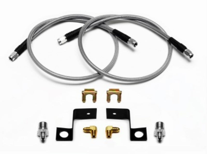 Wilwood Flexline Kit, 30 inch, -3, M10-1.0 IF, 1/8 NPT 90 Degree 220-14112 User 1