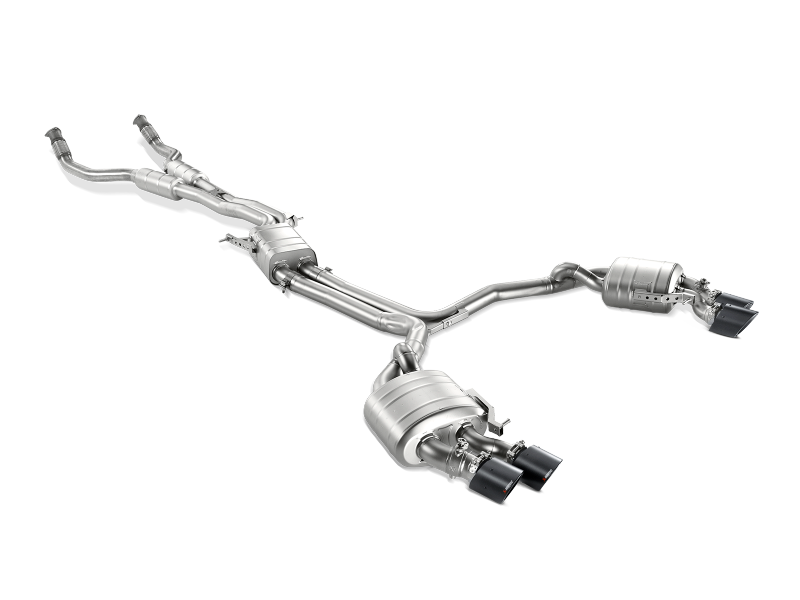 Akrapovic 13-17 Audi S6 Avant/Limousine (C7) Evolution Line Cat Back (Titanium) w/ Carbon Tips S-AU/TI/6H S-AU/TI/6H Photo - Primary