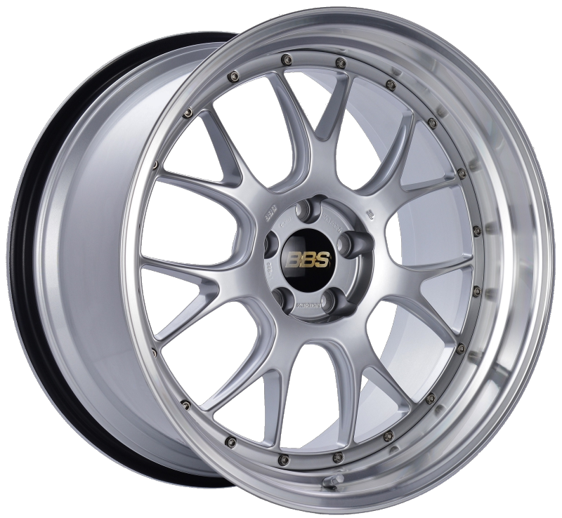 BBS LM-R 20x11 5x114.3 ET20 CB66 Diamond Silver Center Diamond Cut Lip Wheel LM330DSPK LM330DSPK Photo - Primary